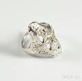 Art Deco Platinum and Diamond Ring