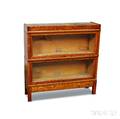 GlobeWernicke Oak Twostack Barrister Bookcase