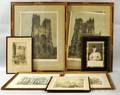 Two Framed Piranesi Engravings and Five Others