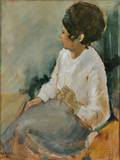 Marvel Wynn American 19152002 Portrait of a Lady in White