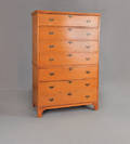 American pine chest on chest