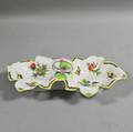 Herend Victoria Porcelain Handled Dish