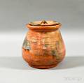 Raku Water Jar