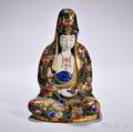 Polychrome Figure of Kannon