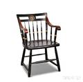 Nichols  Stone Co Paintdecorated Harvard Armchair