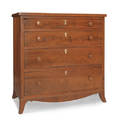 Southern Federal walnut chest of drawers ca 1815