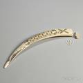 Scrimshawdecorated Walrus Tusk Cribbage Board