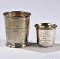 Two Sterling Silver New York Yacht ClubAmericas Cup Presentation Cups