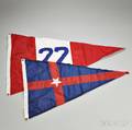 Two New York Yacht Club Burgees