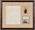 Ericsson John 18031889 Autograph Letter Signed 18 January 1860 and Two Photographs