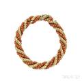 18kt Gold and Coral Bracelet
