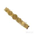 German Gold Coin Bracelet