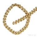 18kt Gold Necklace and Bracelet