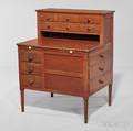 Shaker Redstained Sewing Desk