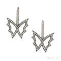 18kt Gold and Diamond Fly by Night Earrings Stephen Webster