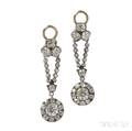 Antique Diamond Earpendants