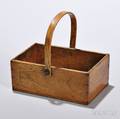 Small Shaker Butternut Swinghandled Rectangular Carrier