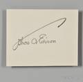 Edison Thomas Alva 18471931 Clipped Signature