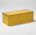 Shaker YellowOchrepainted Rectangular Box