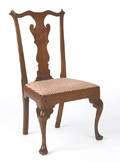 Delaware Valley Queen Anne walnut dining chair ca 1765