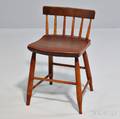 Shaker Redstained Lowback Dining Chair