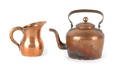 Pennsylvania miniature copper tea kettle ca 1820