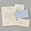 Presidential Signed Material Wilson Hoover Truman and Eisenhower