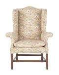 George III mahogany wing chair ca 1780