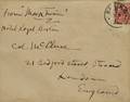 Twain Mark 18351910 Holograph Signed and Addressed Envelope