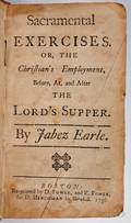 Earle Jabez 16761768 Sacramental Exercises