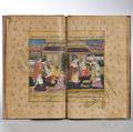 Persian Manuscript Mughal Era with Ten Miniatures