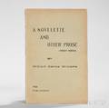 Williams William Carlos 18831963 A Novelette and Other Prose 19211931 to Publishers