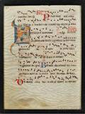 Manuscript Leaf from an Antiphonarium or Antiphoner