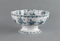 Furnivals ironstone floral punch bowl