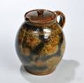 Redware Herb Pot