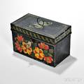 Paintdecorated Tin Document Box