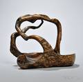 Carved Burl Basket