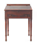Pennsylvania Sheraton painted poplar schoolmasters desk ca 1825