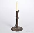 Iron Hogscraper Candlestick