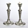 Pair of Pewter Candlesticks
