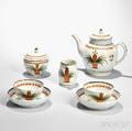 Fivepiece Pearlware Tea Set