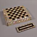 Motherofpearl and Shell Veneer Chess BoardBox