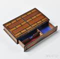 Inlaid Bookform Cribbage BoardBox