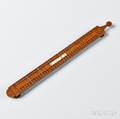 Carved and Inlaid JASON HOLT1728 Cribbage Board