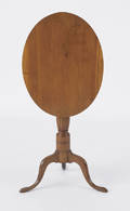 New England maple candlestand ca 1815