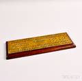 Brass and Wood W RITCHIE Cribbage Board