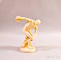 Carved Alabaster Discobolus