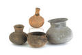 Three prehistoric Native American pottery vessels