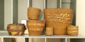 Collection of Native American baskets
