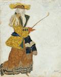 Lon Bakst Russian 18661924 Costume Design for the Marchioness Hunting in THE SLEEPING PRINCESS